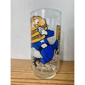 1977 mcdonaldsland big mac drinking glass tumbler mcdonalds merch